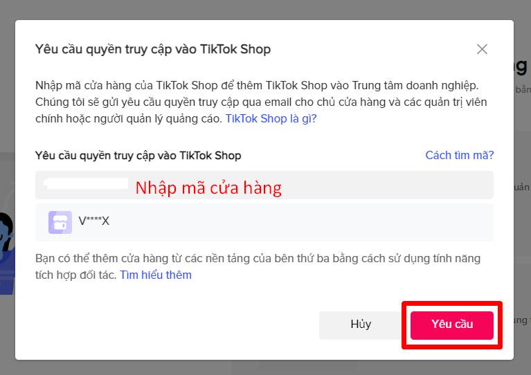 Hướng dẫn tích hợp tài khoản TikTok Shop x TikTok for Business x Tiktok Ads